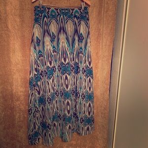 Arden B Full Length Skirt w/slit